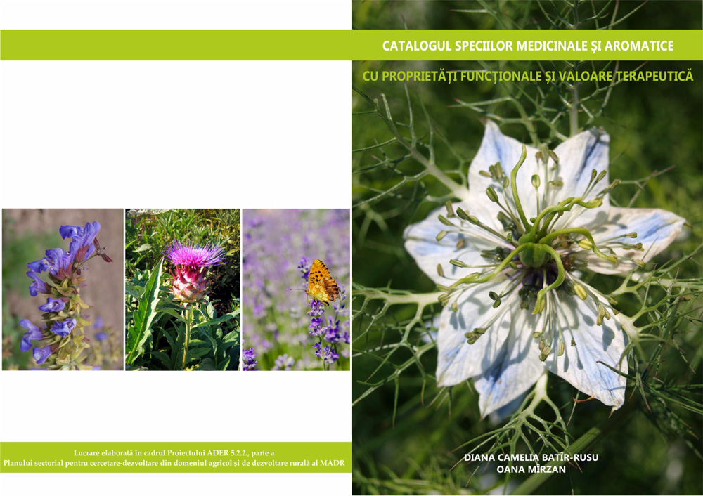 Catalogul speciilor medicinale și aromatice cu proprietăți funcționale și valoare terapeutică